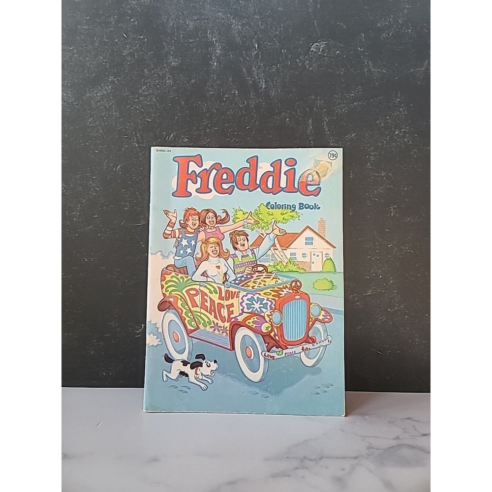 Vintage Freddie Coloring Book